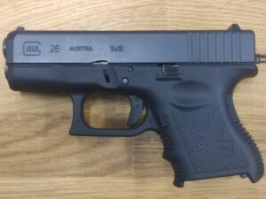 Pistole Glock 26, 9 mm Luger, Gen3