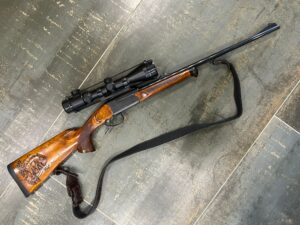 Kulovnice jednoranová Baikal IŽ-18MN v ráži .308win včetně puškohledu